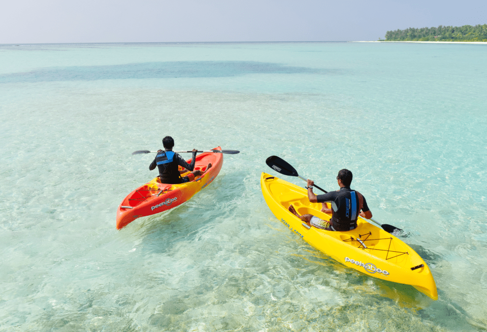 Kayaking is one of the great attractions at Kandima