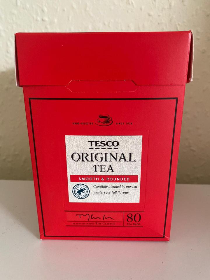 Tesco's teabags are cheap but I found them to be weak and bitter