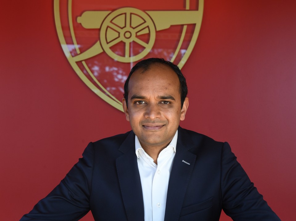 Current CEO Vinai Venkatesham is departing Arsenal next summer