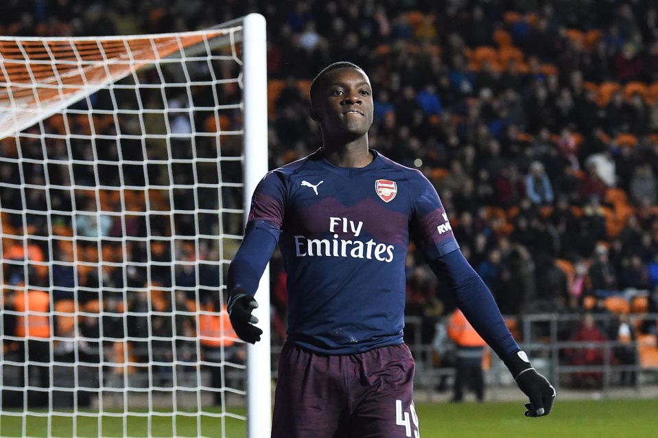 Nketiah struggled to hold down a starting spot at Arsenal