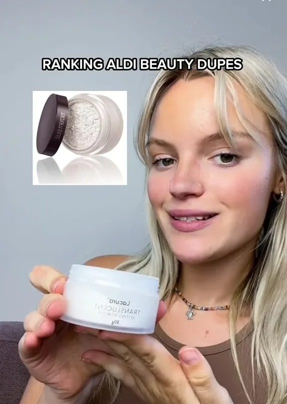 As did the dupe of Laura Mercier's translucent powder, which Molly says has a "really, nice, blurring" effect