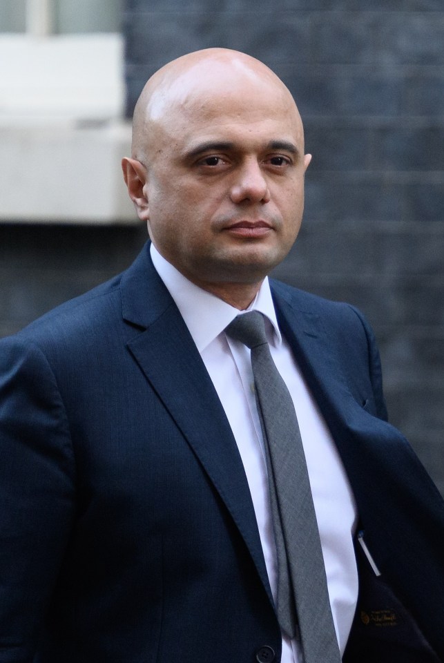 LONDON, ENGLAND - JANUARY 05: Health Secretary Sajid Javid leaves number 10, Downing Street following a cabinet meeting on January 05, 2022 in London, England. Parliament reconvenes today following the Christmas recess. (Photo by Leon Neal/Getty Images)