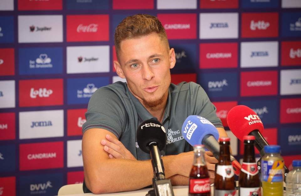 Thorgan Hazard was recently presented as an Anderlecht player after a move from Borussia Dortmund