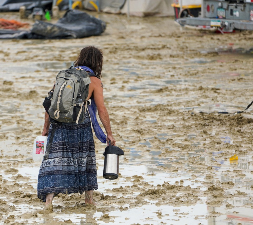 Festival-goers at Burning Man got a taste of a true British festival