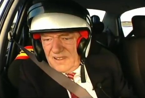 Gambon had a test track corner named after him on the Top Gear track