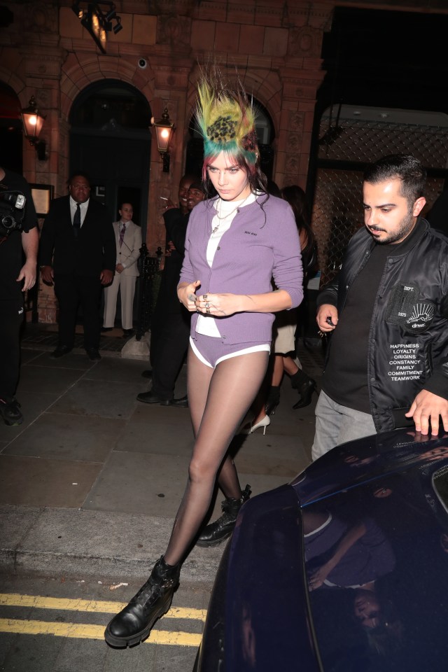 Cara Delevingne wore this wacky outfit to the Vogue World: London after-party