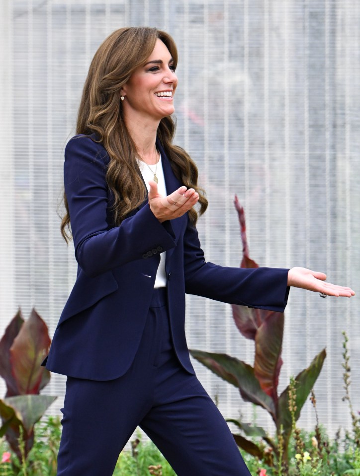 The Princess of Wales was today pictured with bandages on her finger following a 'trampoline' accident