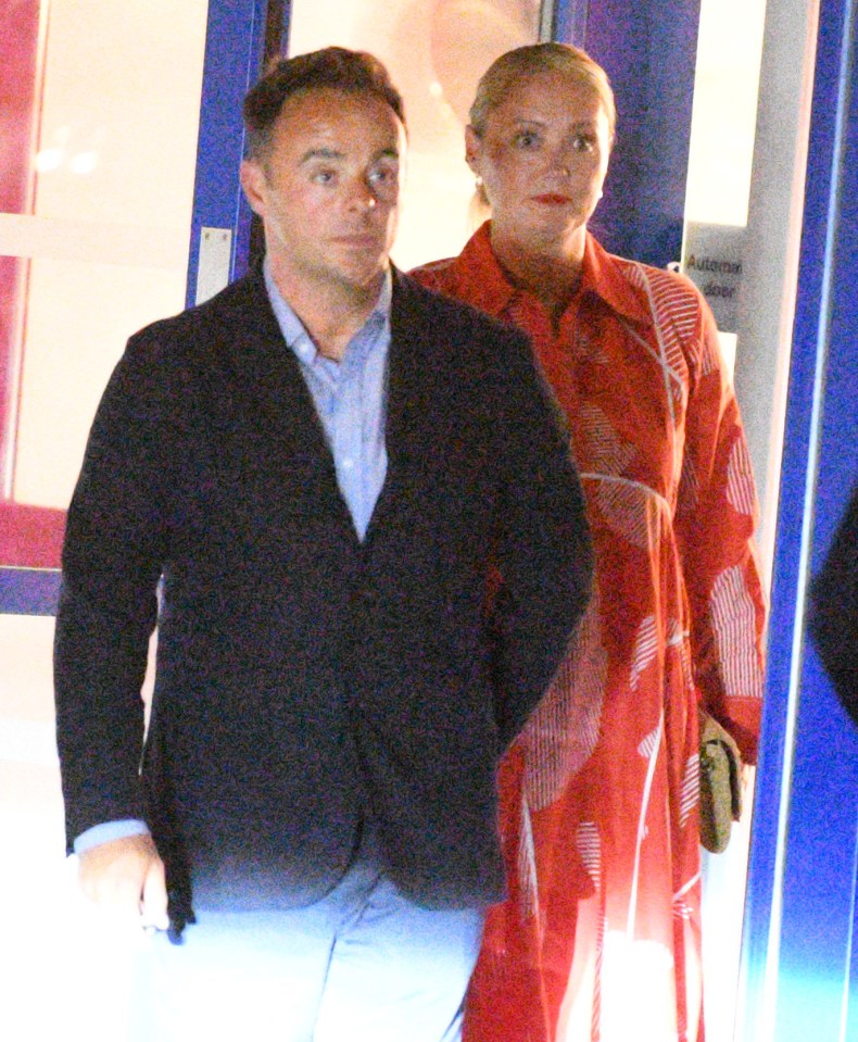 The ex BGT judge got his friends together for his birthday bash, Ant McPartlin was there with wife Anne-Marie Corbett