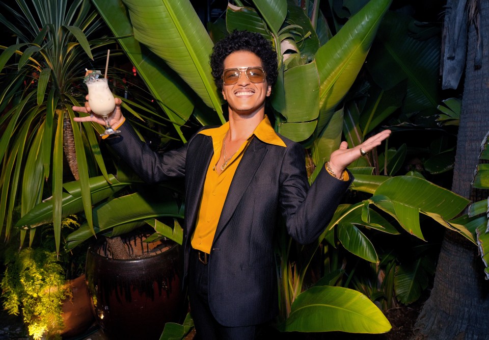 You've got some serious wanderlust if you drink rum like Bruno Mars