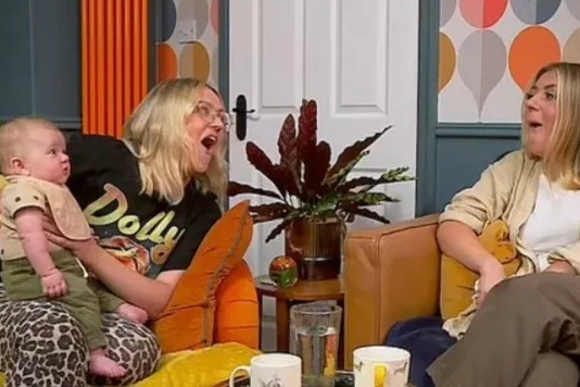 Ellie Warner's son Ezra surprised his mum with a smelly accident on Gogglebox