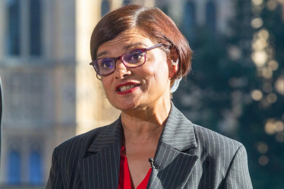 Thangam Debbonaire, Shadow Commons leader, during a morning media round in Westminster.