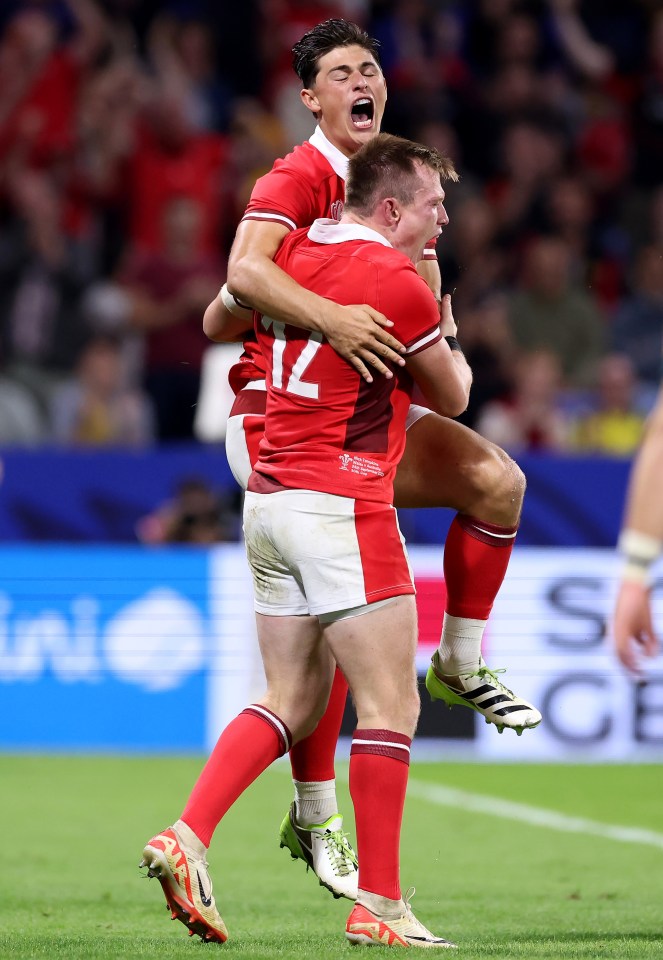 Wales were in rampant mood - destroying the Aussies 40-6 in Lyon