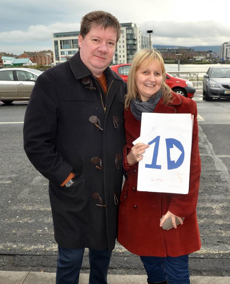 Liam's mum Karen (pictured with husband Geoff) says she is 'worried sick'