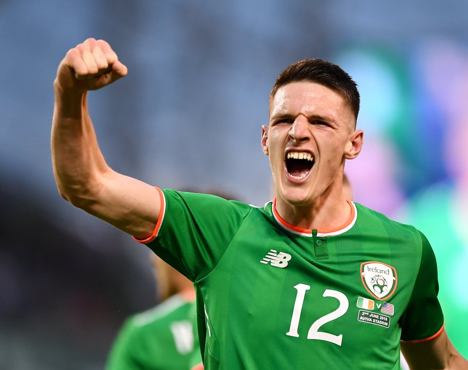 Declan Rice used to represent Republic of Ireland before he changed his allegiance to England