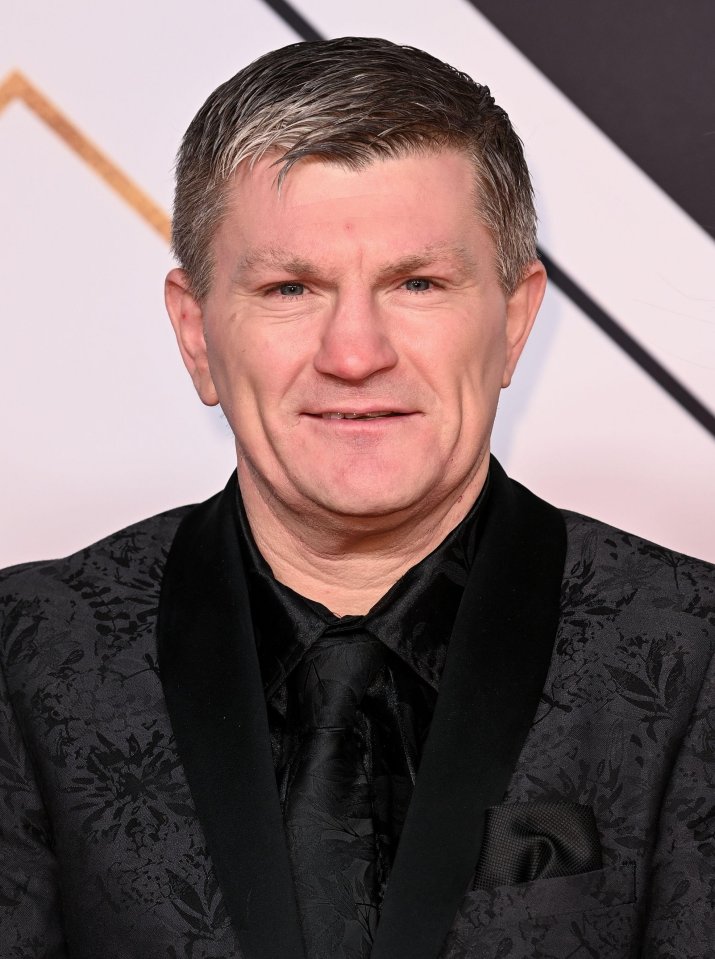 Ricky Hatton pictured at the BBC Sports Personality of the Year 2022