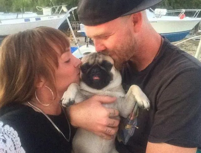 The couple only have their dog now after the boat capsized