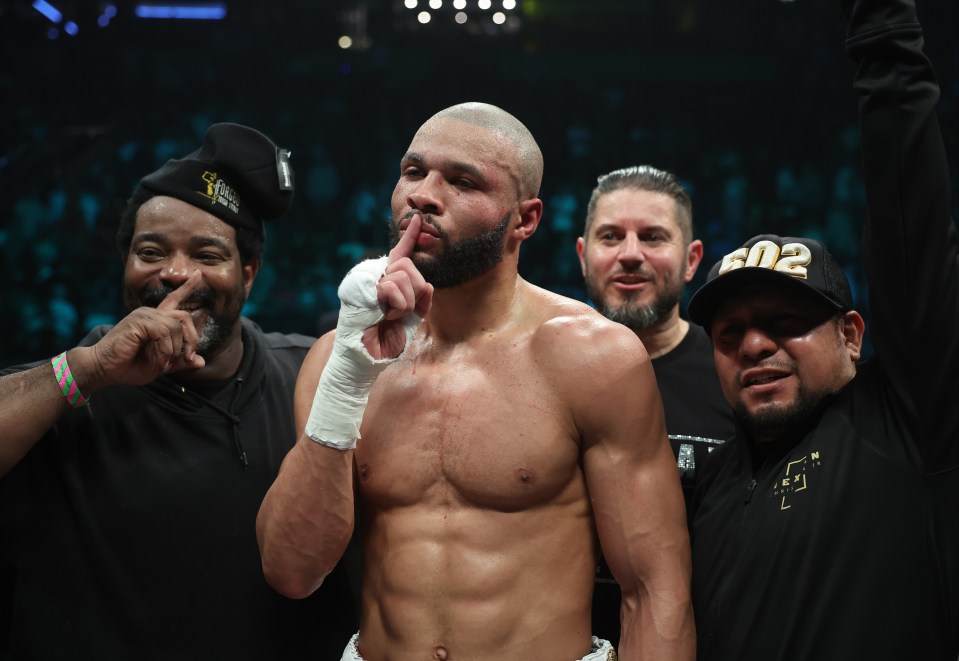 Chris Eubank Jr after beating Liam Smith