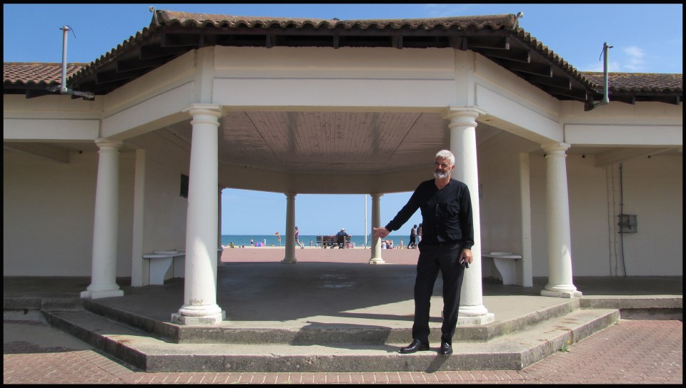 Former Bournemouth chairman Eddie Mitchell was the man behind the plans and wanted to replace the 1920's pavilion that was already on the beach