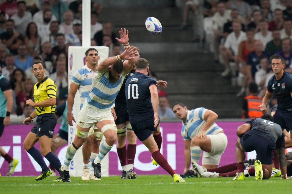 George Ford scored all 27 points with his boot against Argentina including three drop goals