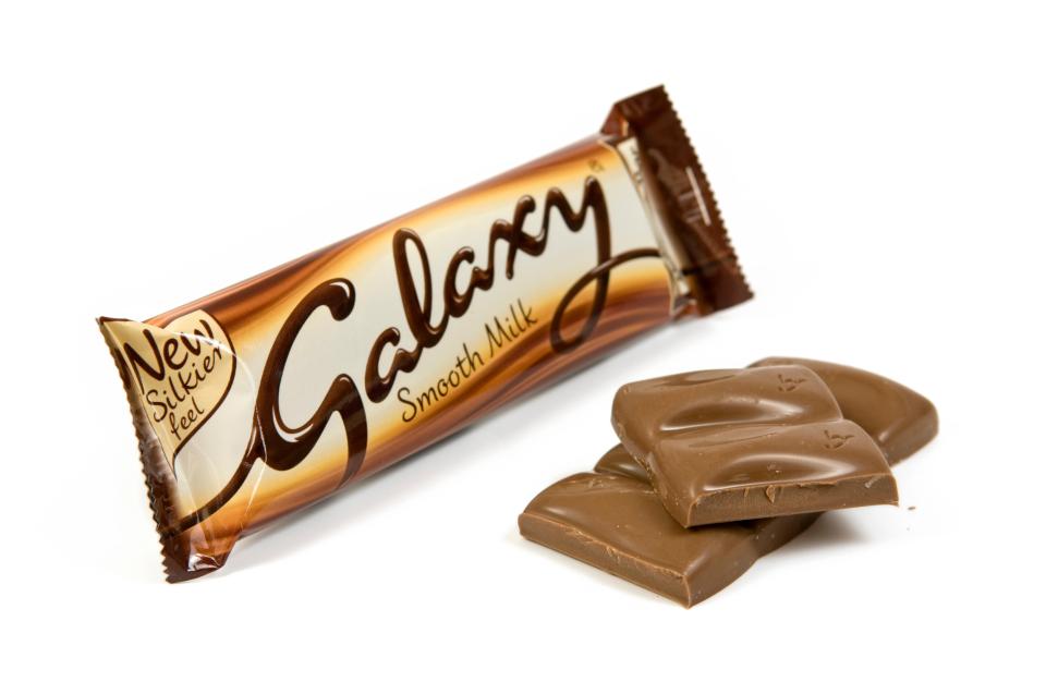 Galaxy bars have stayed the same price despite shrinking in size