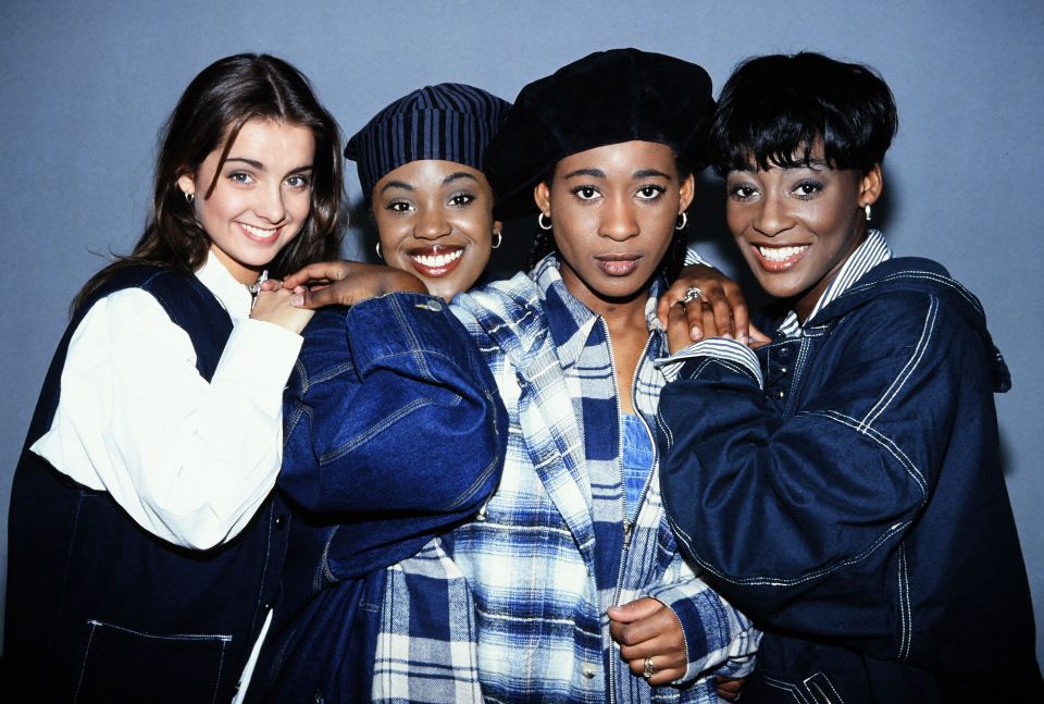 The girl group includig Louise, Kelle, Easther and Vernie in 1994