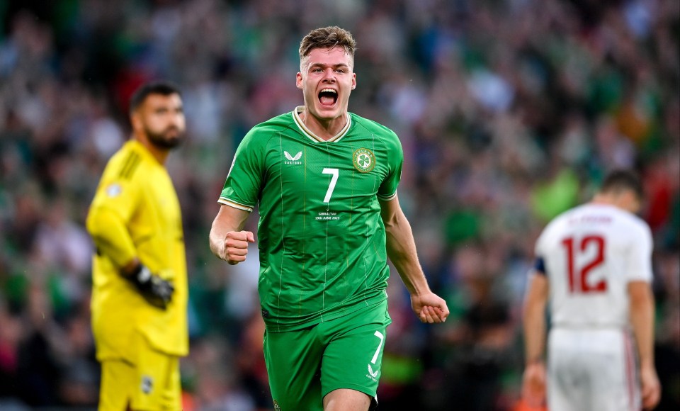 Evan Ferguson has three competitive caps for Ireland