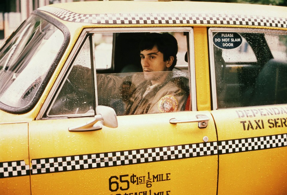 De Niro played troubled New York cabbie Travis Bickle in Martin Scorsese’s 1976 movie