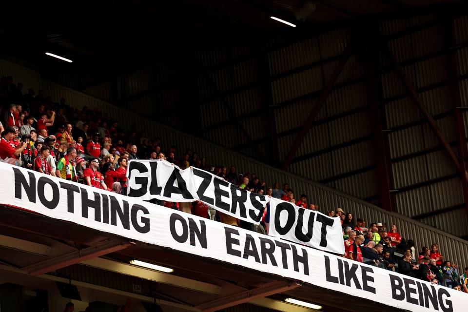 Fans made their feelings toward the current owners clear at a sit in protest