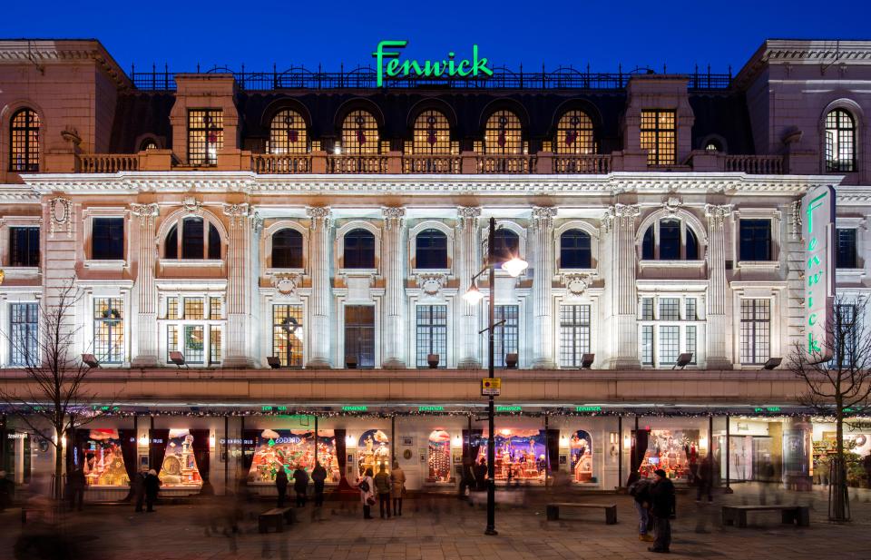 Fenwick in Newcastle put on big displays in their windows at Christmas