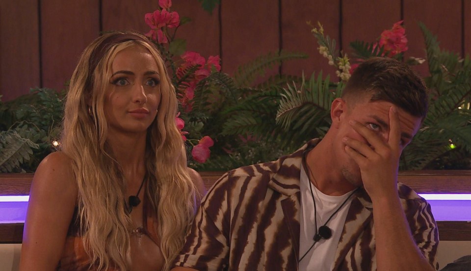 Abi and Mitch had a rocky romance in the villa