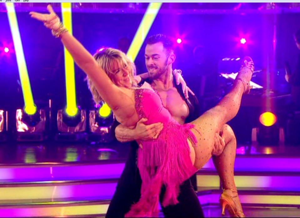 Fern Britton and Artem Chigvintsev clashed back in 2012