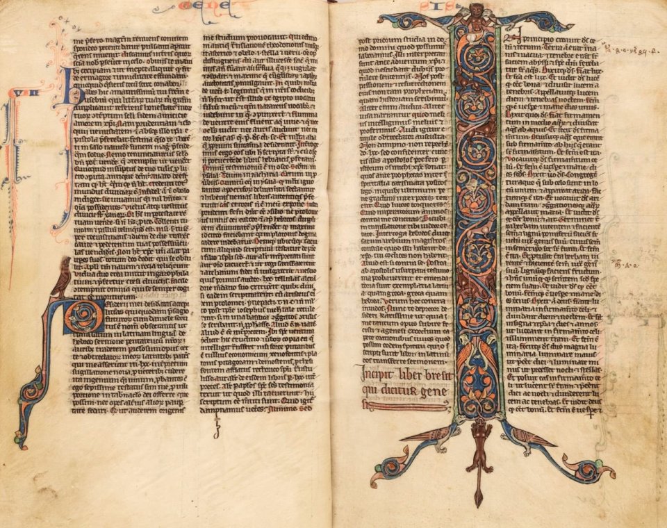 The Paris Bible is one of the first bibles with chapters and prologues