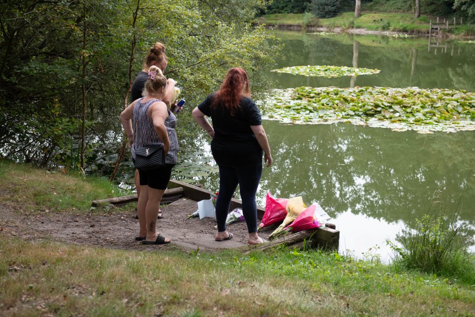 Locals paid their respects