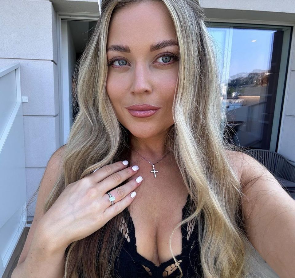 The actress got engaged to her long term partner earlier this year