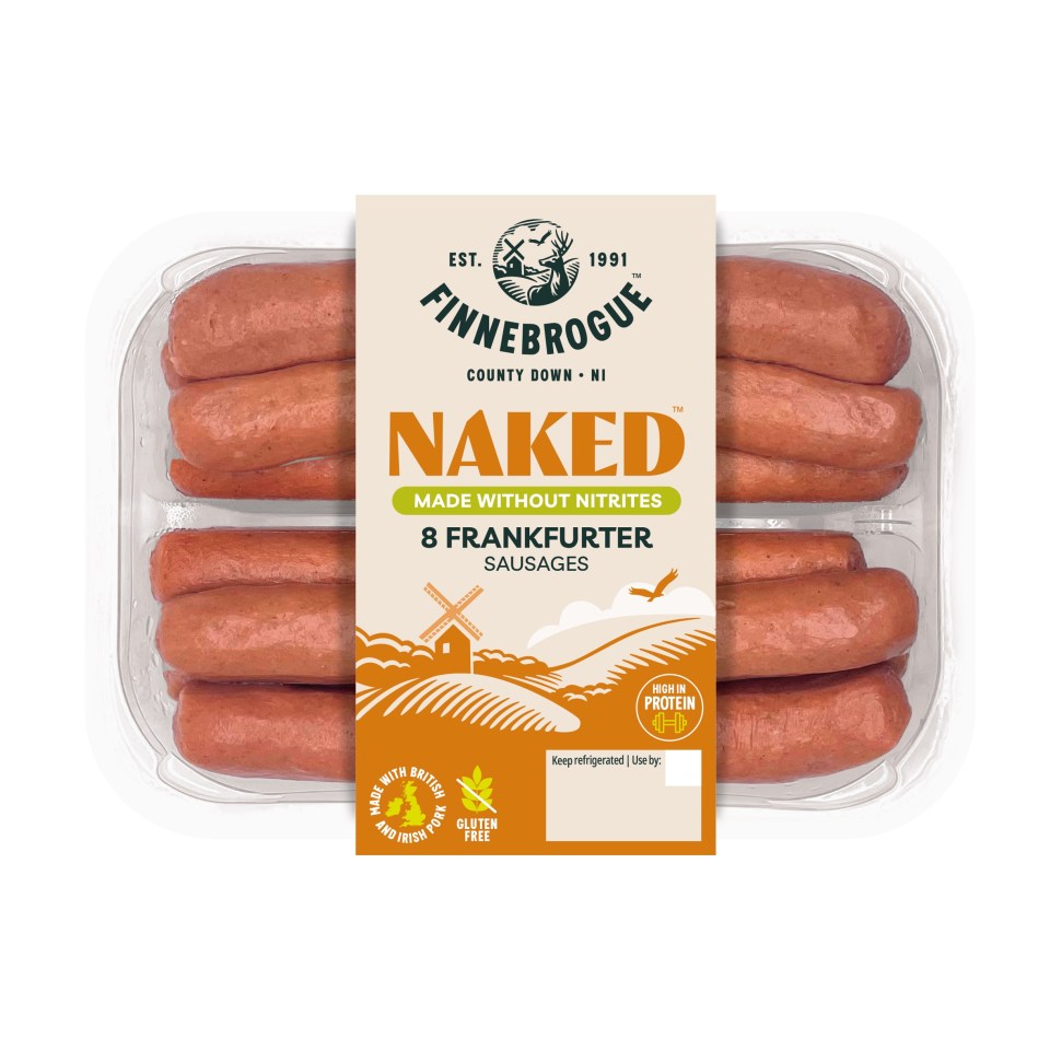 Northern Irish meat firm Finnebrogue has unveiled its Naked Frankfurter