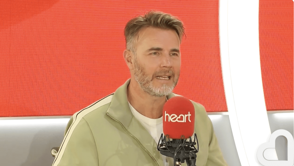 Gary Barlow joked that he hadn't told his wife about going on tour