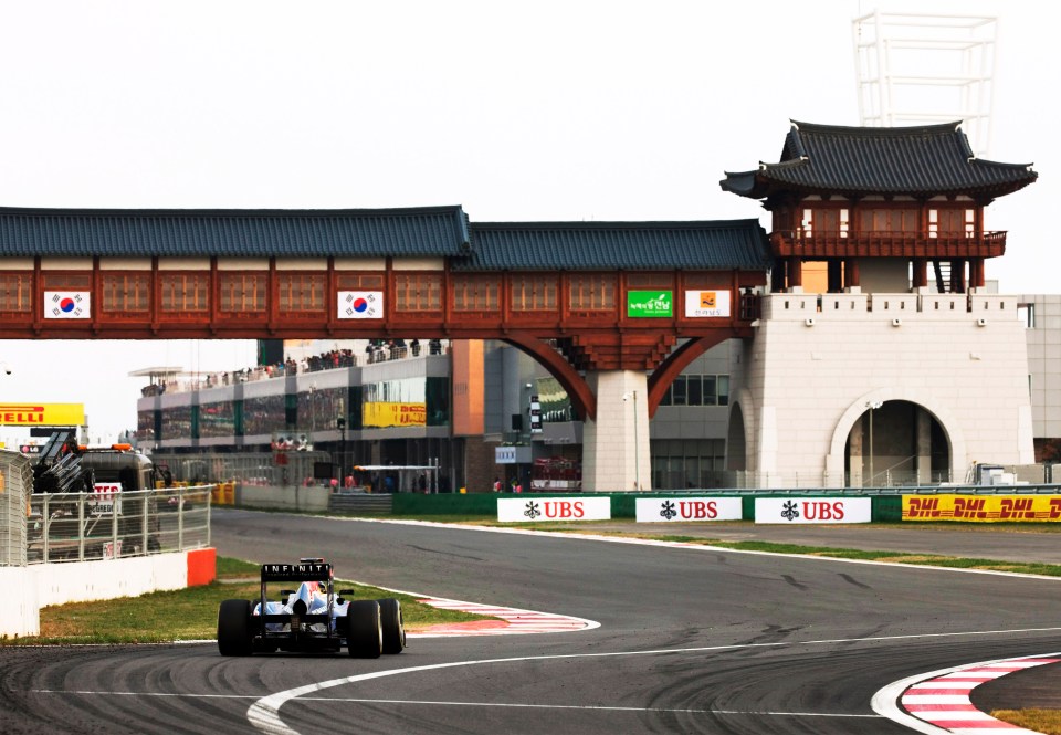 The track cost a whopping £300m to build and only held four F1 races