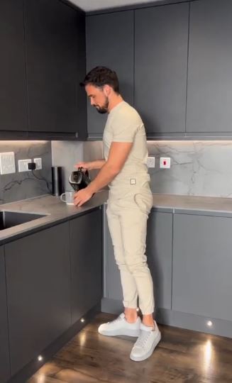 Gareth shows off his stylish home on social media