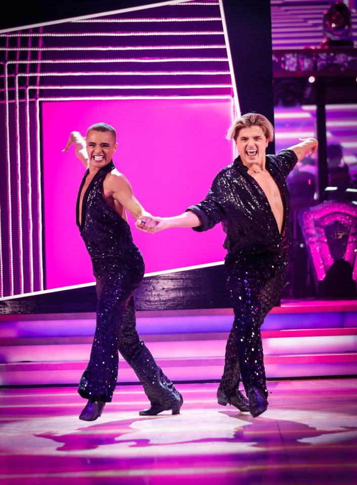 Layton Williams and Nikita Kuzmin danced the Samba together