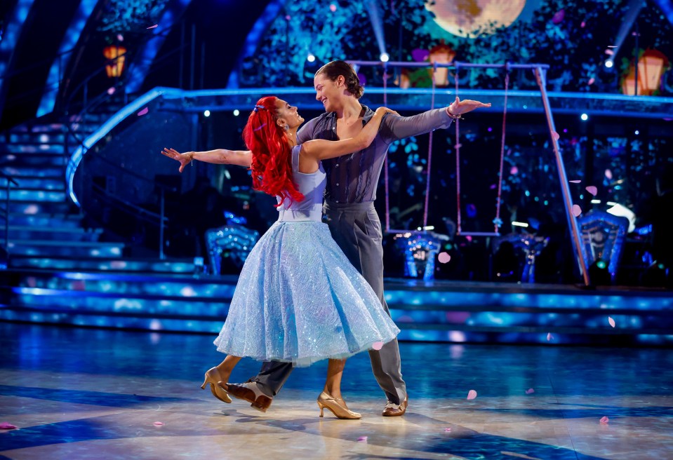 A source said: 'A number of the dancers and even one or two of the judges have experienced things that they cannot explain' (pictured Dianne Buswell and Bobby Brazier)