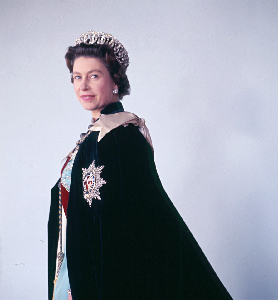 Queen Elizabeth II smiles in a portrait beloved by the King, a picture which has not been shown since 1969