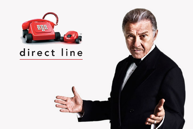 Harvey Keitel reportedly had to persuade Pulp Fiction director Tarantino to let Direct Line use the character from his movie