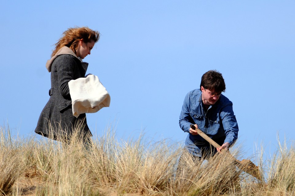 Elf character Dobby was entombed in the dunes of Freshwater West in Pembrokeshire by Harry, Hermione and Ron