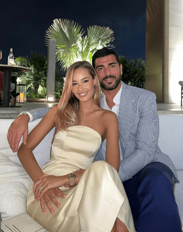 Viktoria is the partner of ex-Southampton striker Graziano Pelle