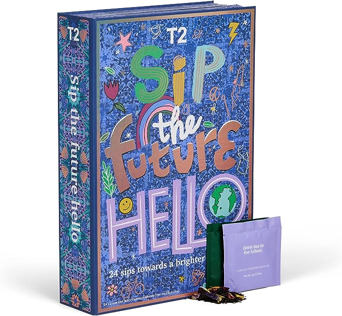 T2 Sip the Future Hello Teabag Advent Calendar