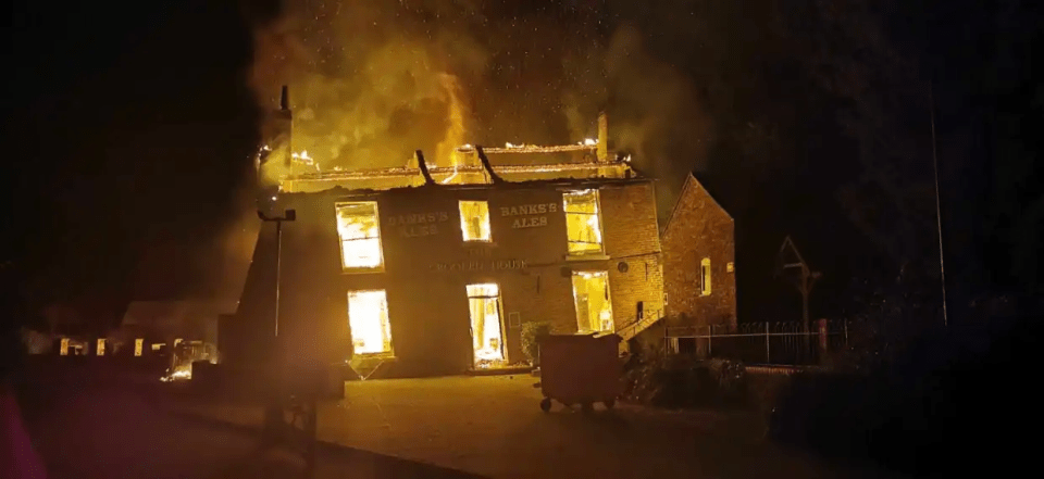 The famed pub had been sold just days before it was destroyed