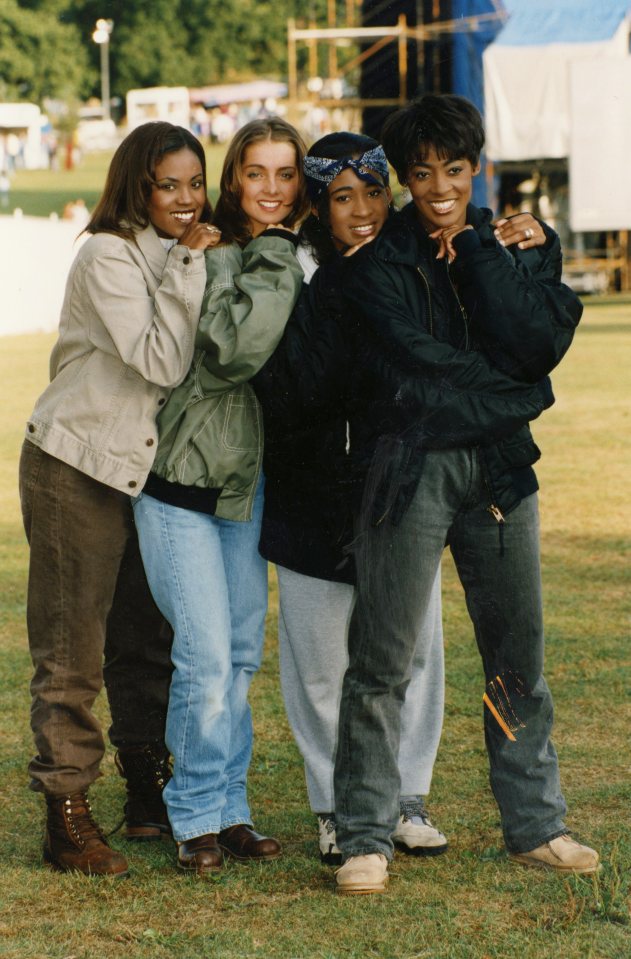 British pop group Eternal. (Left to right) Vernie, Kelle, Easther & Louise