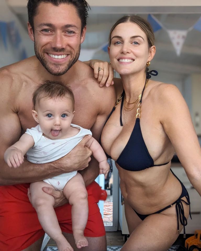 The model and presenter and partner Tommy Andrews have two young children, Alfie and Ada