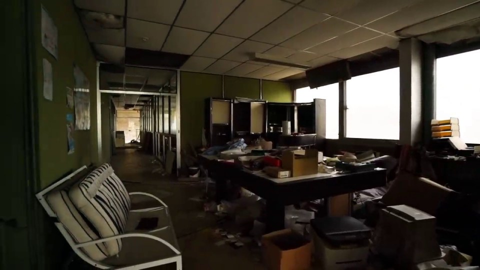 The offices were left derelict