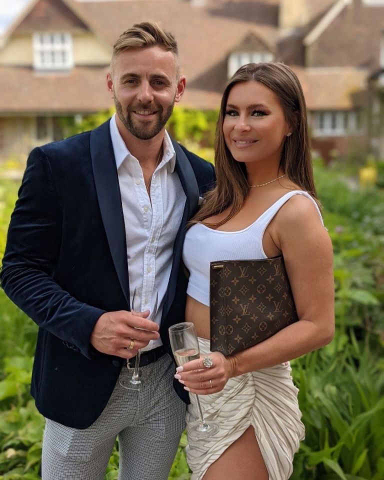  MAFS UK star Tayah pictured alongside Adam